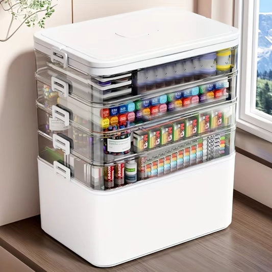 Multifunctional Multi-Layer Portable Storage Organizer