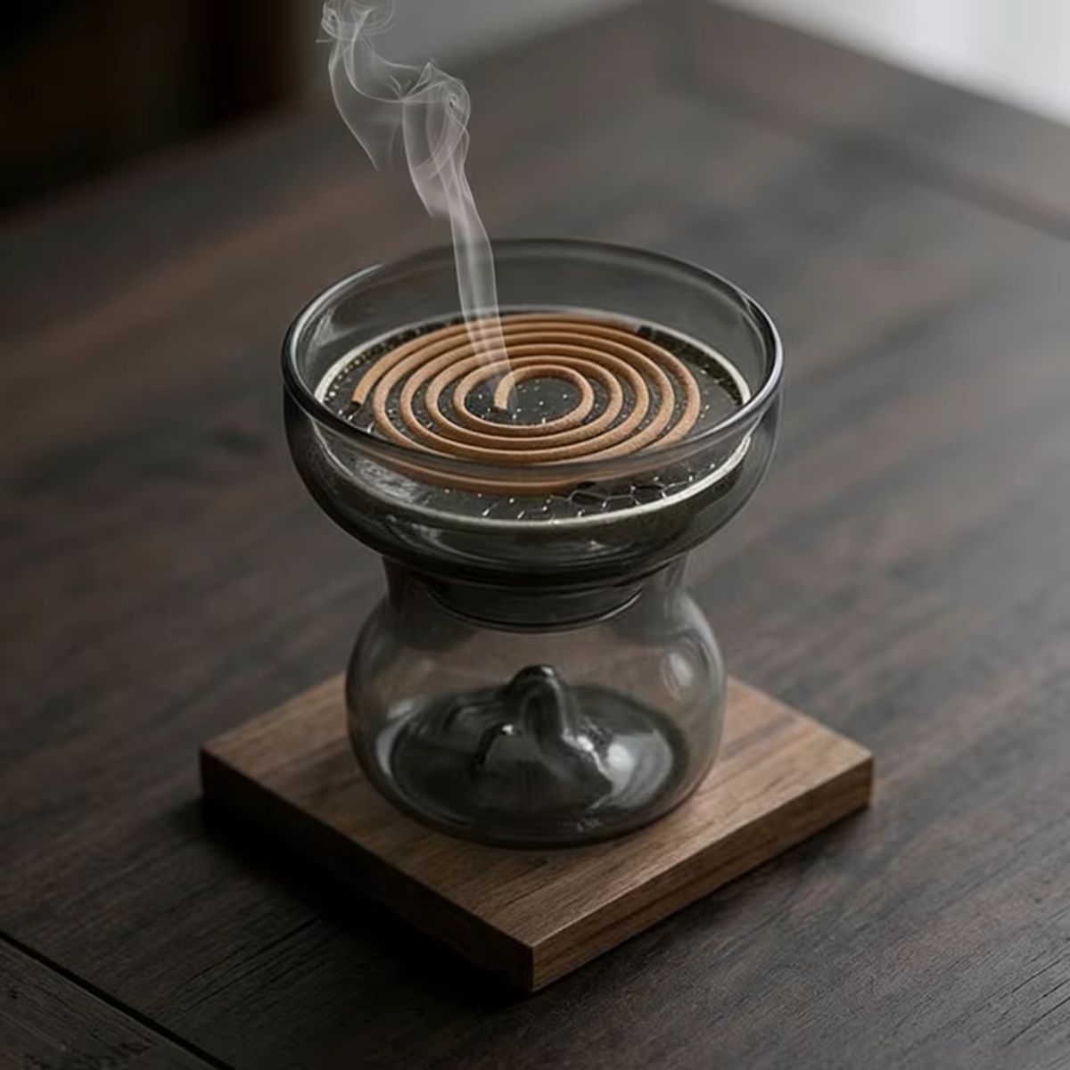 Mountain Glass Incense Burner & Ash Catcher