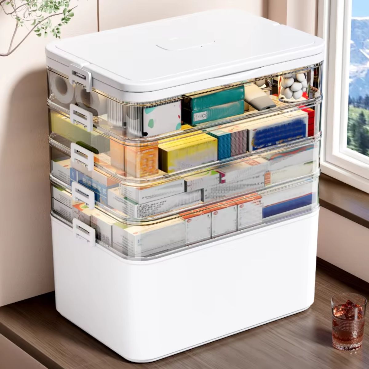 Multifunctional Multi-Layer Portable Storage Organizer
